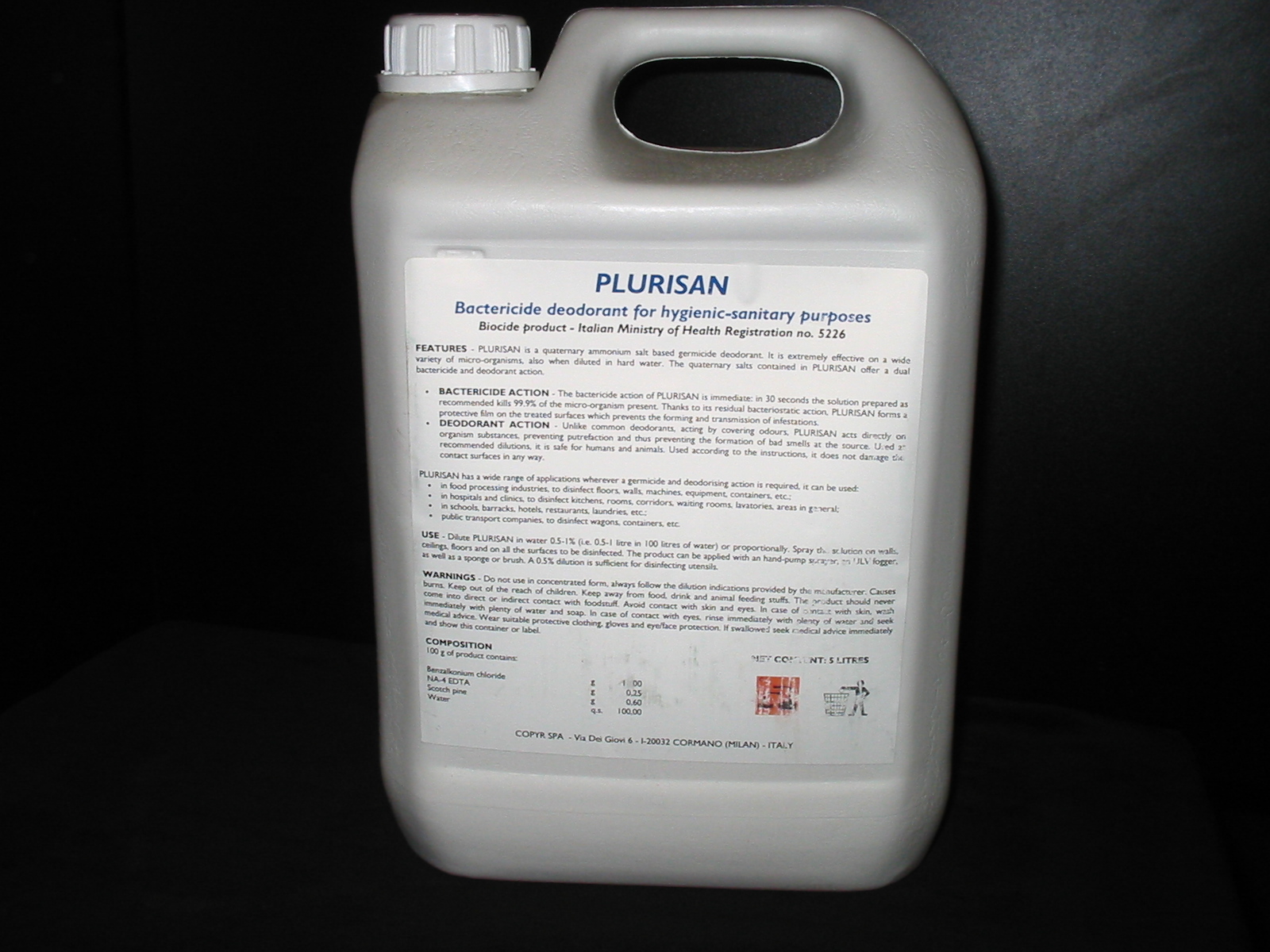 Plurisan disinfectant